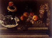 Juan Bautista de Espinosa, Still Life Of Fruits And A Plate Of Olives